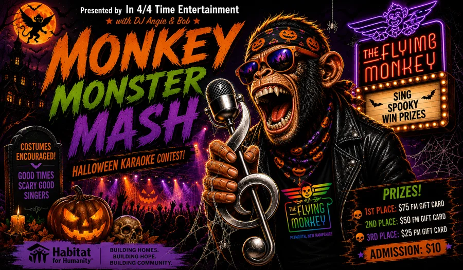 Monster Mash Karaoke Night at The Flying Monkey