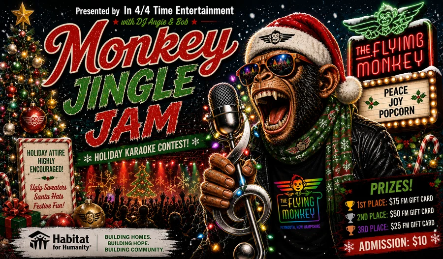 Jingle Jam Karaoke Night at The Flying Monkey