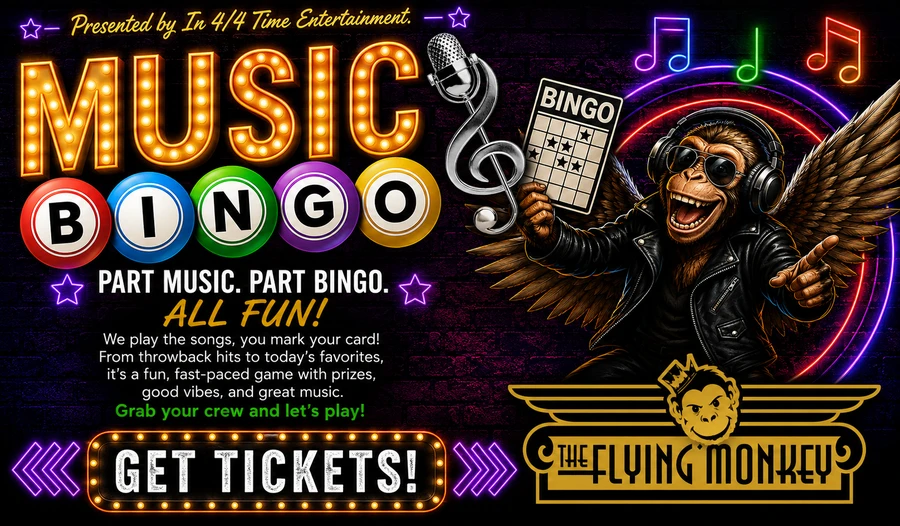 Music Bingo Night at The Flying Monkey