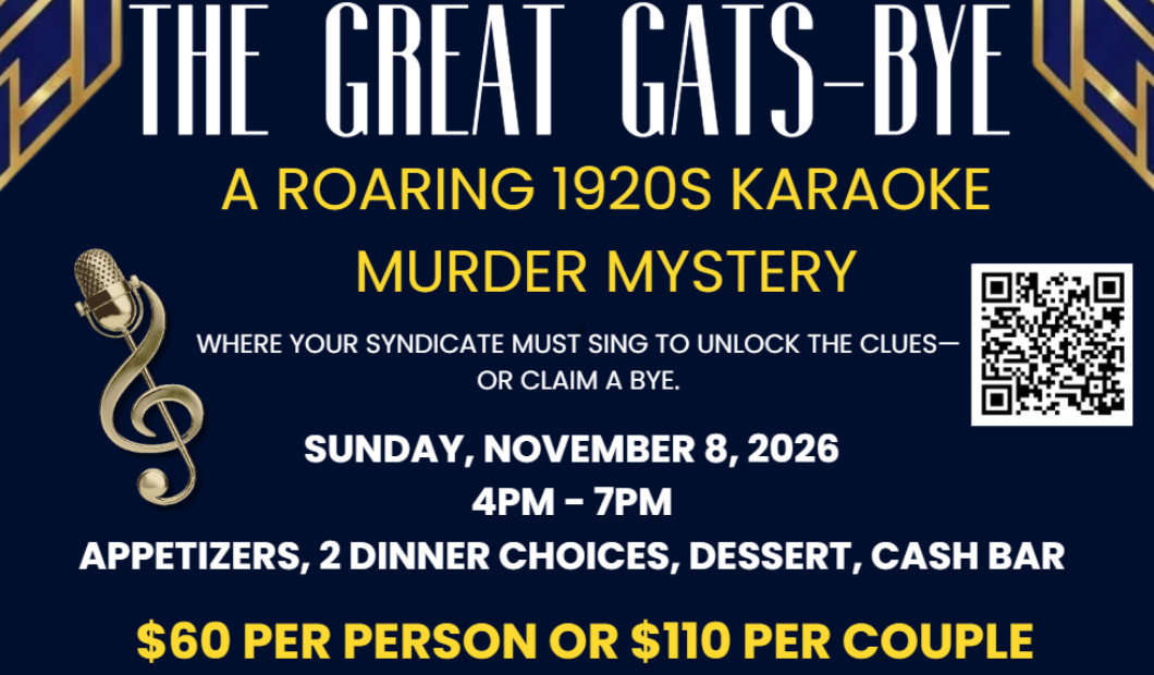 The Great Gats-Bye — a roaring 1920s Gatsby-themed karaoke murder mystery